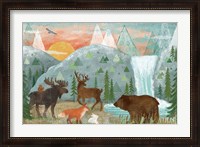 Framed Woodland Forest I