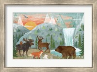 Framed Woodland Forest I