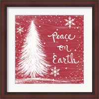 Framed Peace on Earth Trees