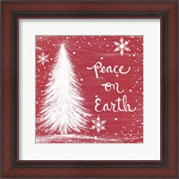 Framed Peace on Earth Trees