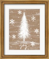 Framed Joy Christmas Tree