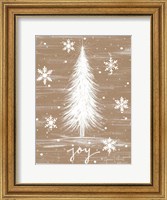 Framed Joy Christmas Tree
