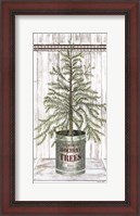 Framed Galvanized Pot Pine