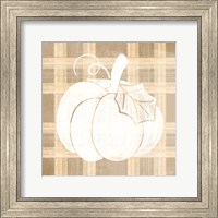 Framed Plaid Pumpkin II