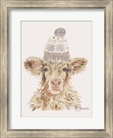 Framed Cozy Cow