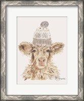 Framed Cozy Cow