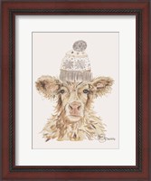 Framed Cozy Cow