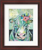 Framed Sweet Cow