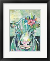 Framed Sweet Cow