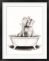 Framed Elephant in Tub