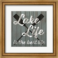 Framed 'Lake Life' border=