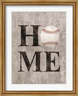 Framed Baseball HOME