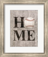 Framed Baseball HOME