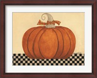 Framed Russet Pumpkin