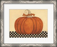 Framed Russet Pumpkin