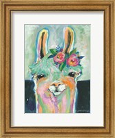 Framed Happy Llama