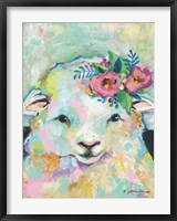 Framed Happy Sheep