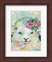 Framed Happy Sheep