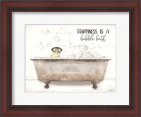 Framed Happiness Bubble Bath