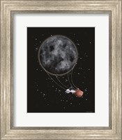 Framed Moon Hot Air Balloon
