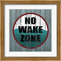 Framed No Wake Zone