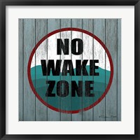 Framed No Wake Zone