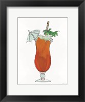 Framed Tropical Cocktail