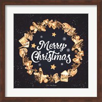 Framed Gingerbread Merry Christmas Wreath