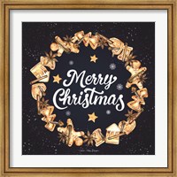 Framed Gingerbread Merry Christmas Wreath