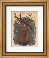 Framed Red Deer Stag I