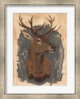 Framed Red Deer Stag I