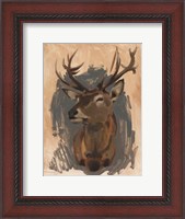 Framed Red Deer Stag II