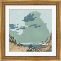 Framed 'Hidden Dune I' border=