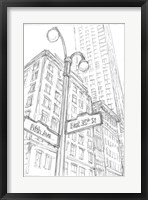 Framed NY Intersection I