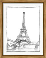 Framed Eiffel Tower from the Seine