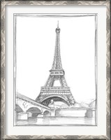 Framed Eiffel Tower from the Seine