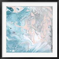 Framed Pastel Swirl I