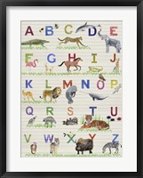 Framed Alphabet Animals