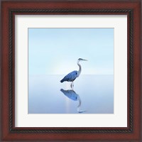 Framed Beachscape Heron II