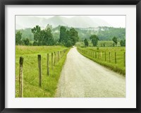 Framed Country Road Photo I