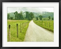 Framed Country Road Photo I