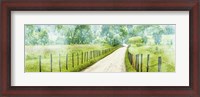 Framed Country Road Panorama II