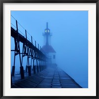 Framed Lighthouse at Night I