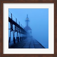 Framed Lighthouse at Night I