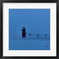 Framed Lighthouse at Night II