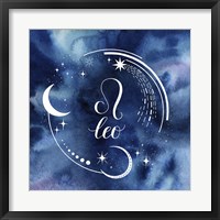 Framed Watercolor Astrology V