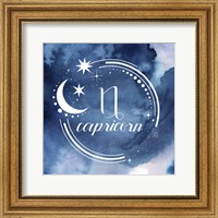 Framed Watercolor Astrology X