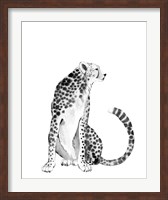 Framed Chrome Cheetah I