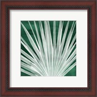Framed 'Velvet Palm I' border=