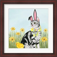 Framed Easter Cats III